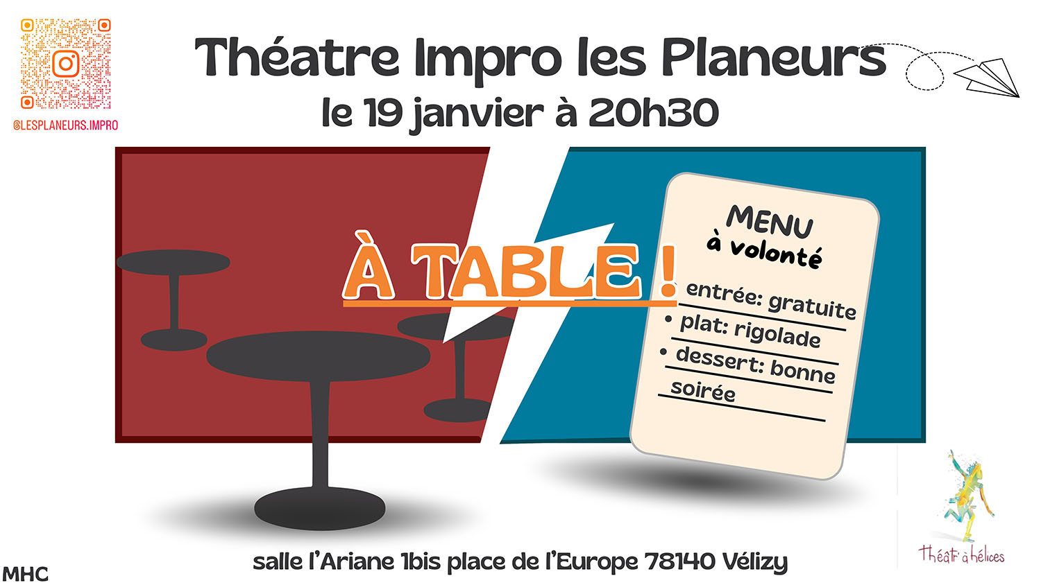 Spectacle d'impro Vélizy Improvisation Vélizy